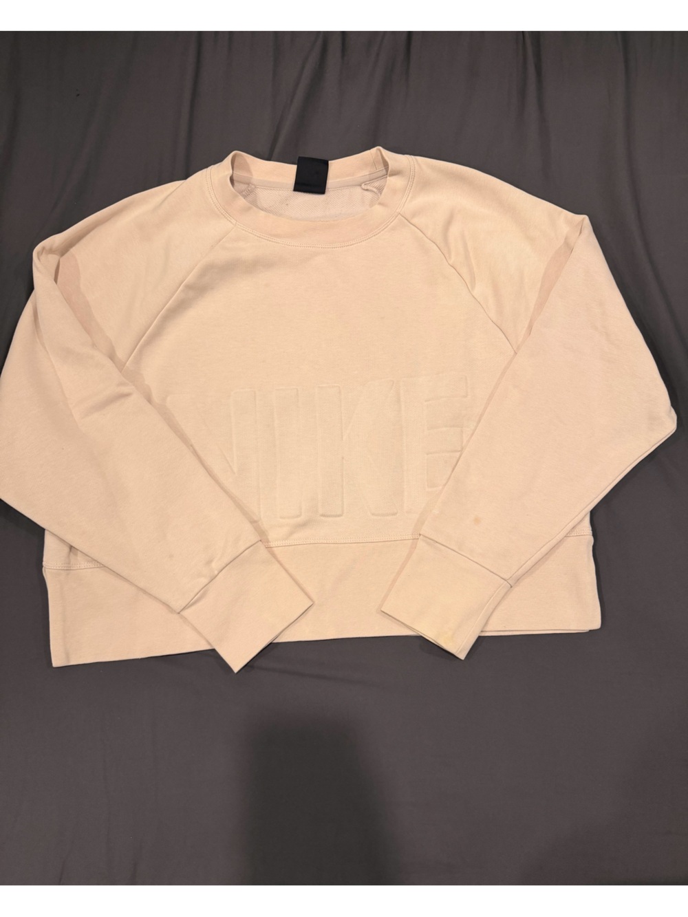 Nike Men's Crewneck Sweatshirt in Light Beige